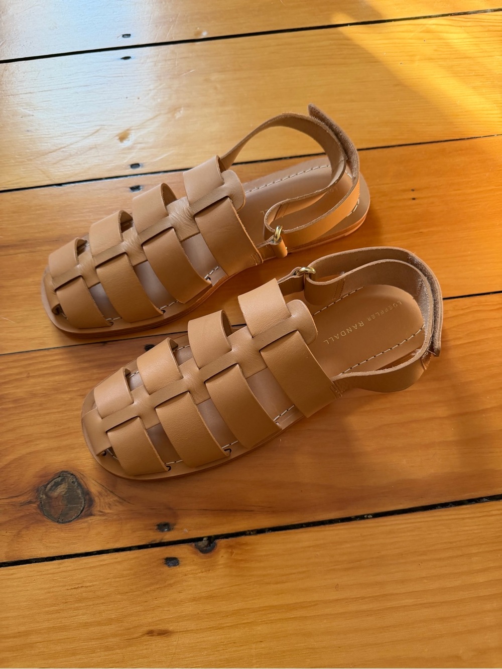 Loeffler Randall Sawyer Sandals in Tan